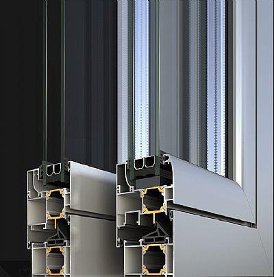 Αλουμίνια Alumil Ανοιγόμενα Κουφώματα M9660