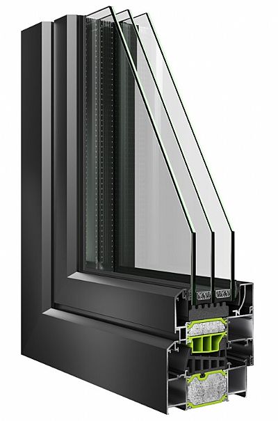 Κουφώματα Αλουμινίου Europa Eos 78 Hybrid