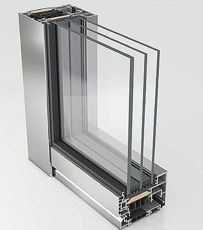 Αλουμίνια Elvial Ανοιγόμενα Κουφώματα W77