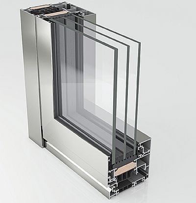 Αλουμίνια Elvial Ανοιγόμενα Κουφώματα W77